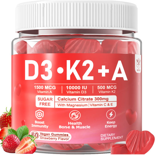 Hero image for Vitamin D3 K2 A Gummies 2-pack