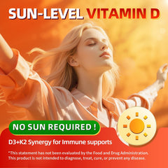 Immune support concept with vitamins and glow