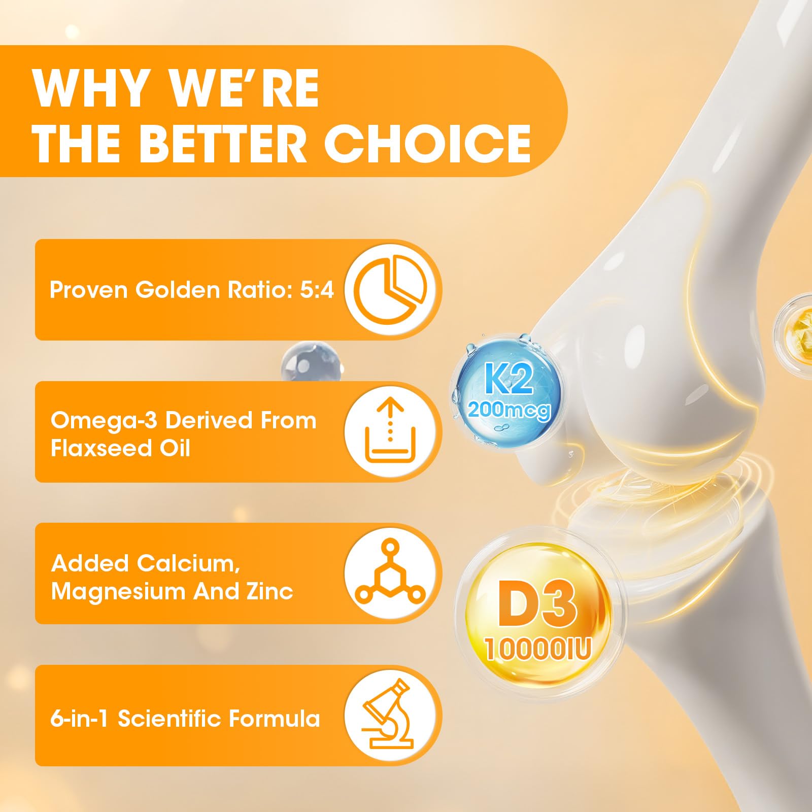 Omega-3 source represented by flaxseed oil imagery