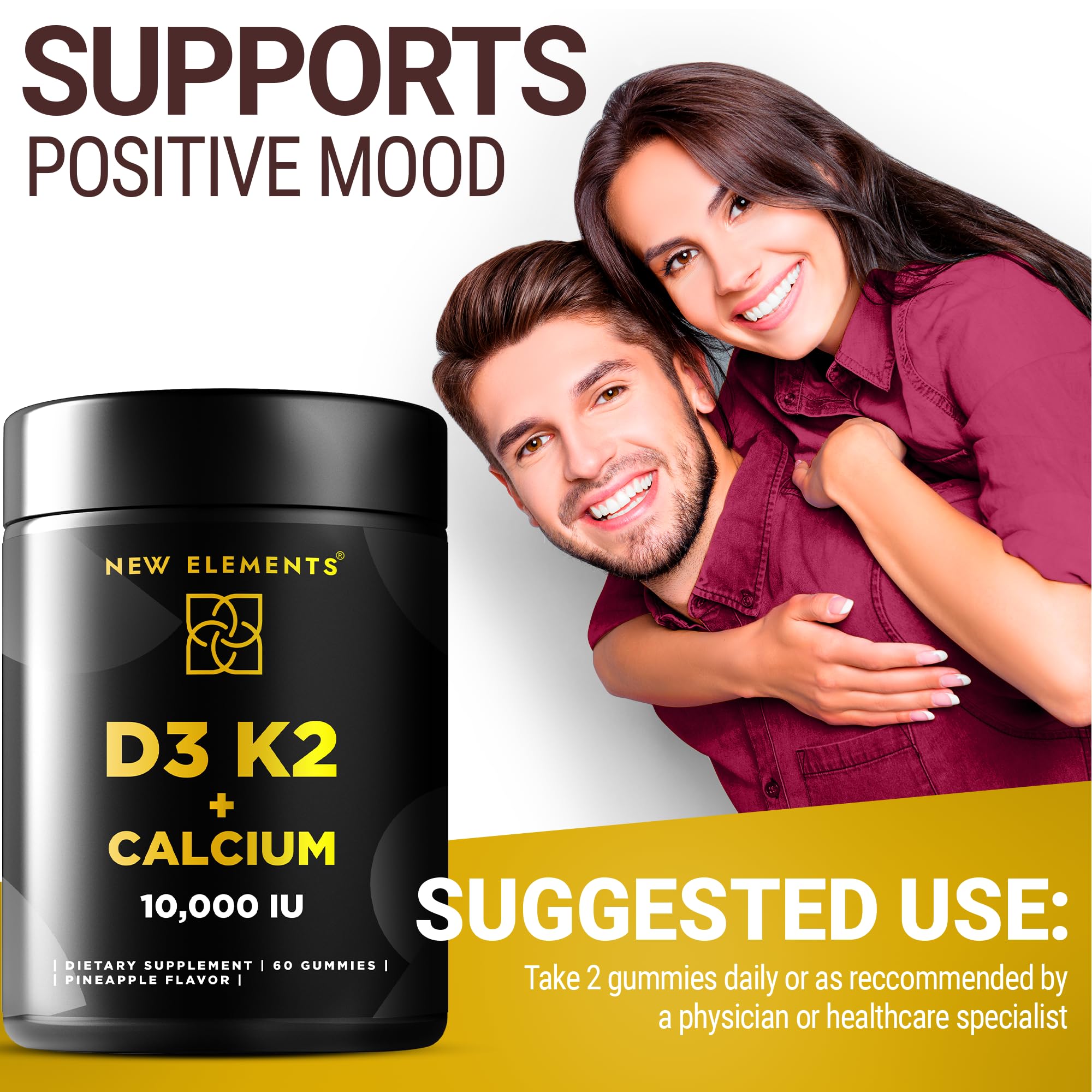 Mk7 Vitamin K2 100mcg and D3 10000 IU indicators
