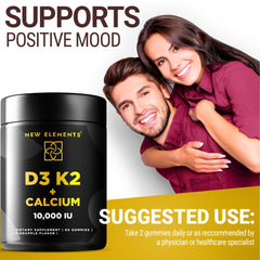 Mk7 Vitamin K2 100mcg and D3 10000 IU indicators