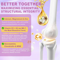 Vitamin D3 and Vitamin K2 MK-7 for calcium metabolism