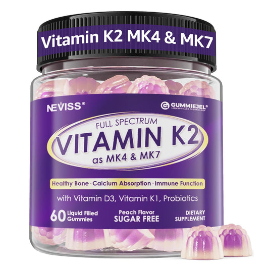 Bottle of Vitamin K Complex Gummies with D3