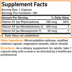 Bronson branding and 'Since 1960' tagline on Vitamin K Triple Play packaging