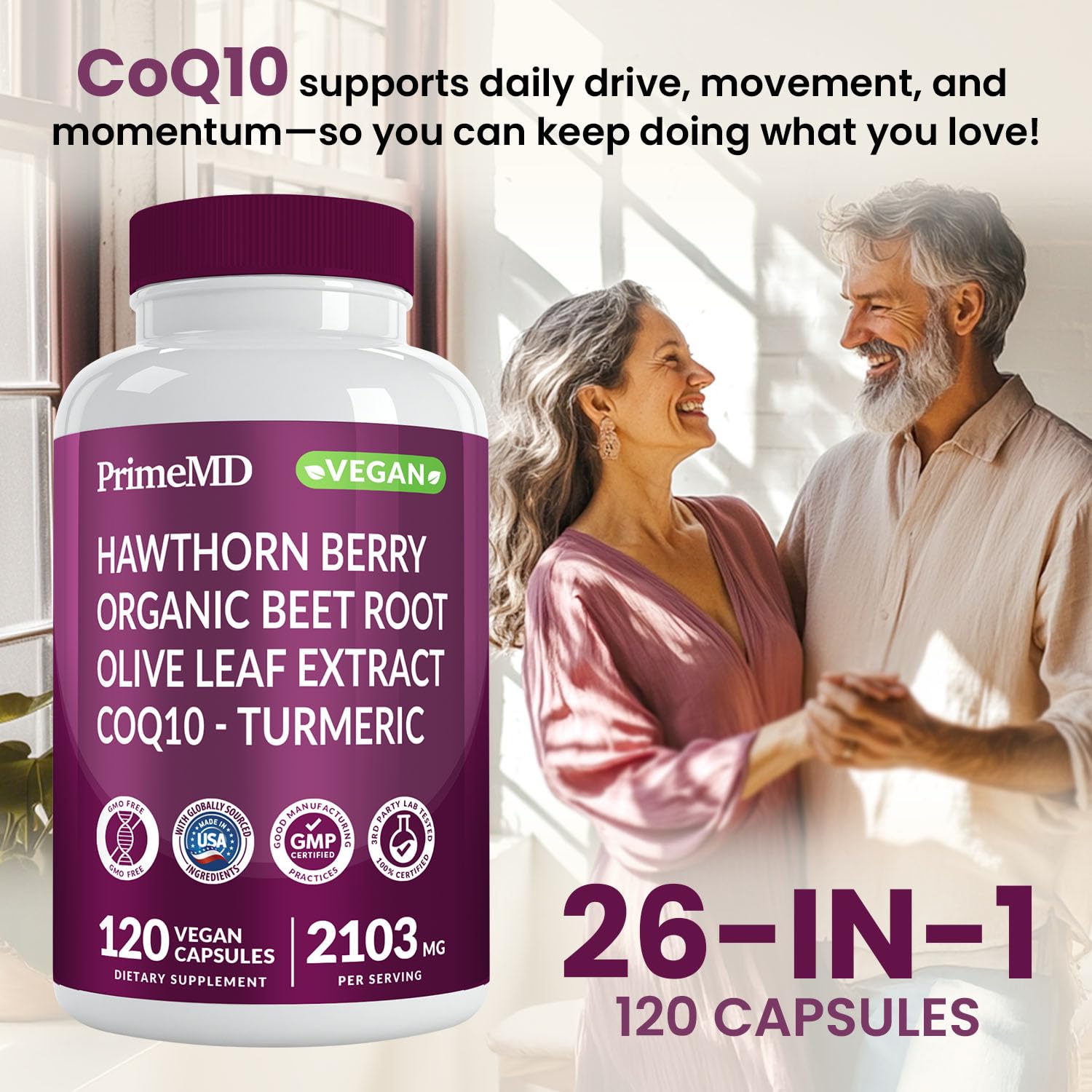 Suggested daily intake: three capsules with a meal