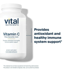 Vital Nutrients Vitamin C 1000mg product packaging signals trusted, lab-tested purity.