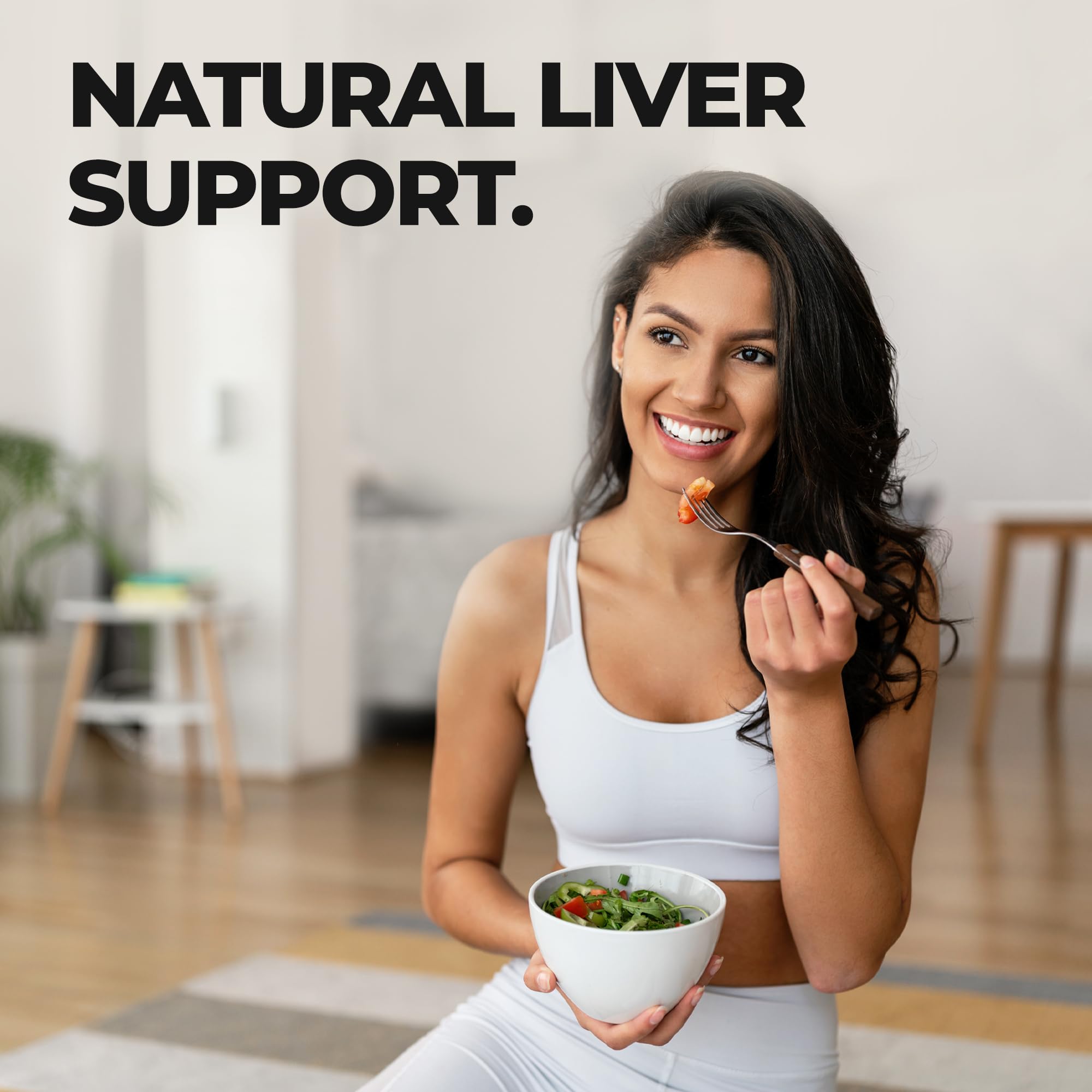 Supplement facts label on Milk Thistle bottle