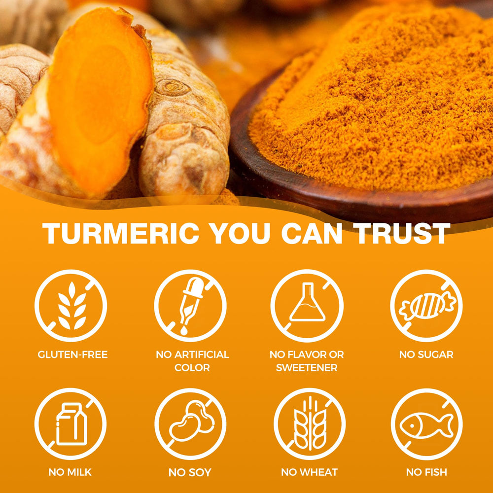 Vitamin World turmeric curcumin packaging and bottle