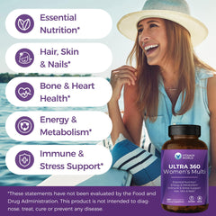Collagen Beauty Blend ingredients for Vitamin World Ultra 360 Women’s Multivitamin