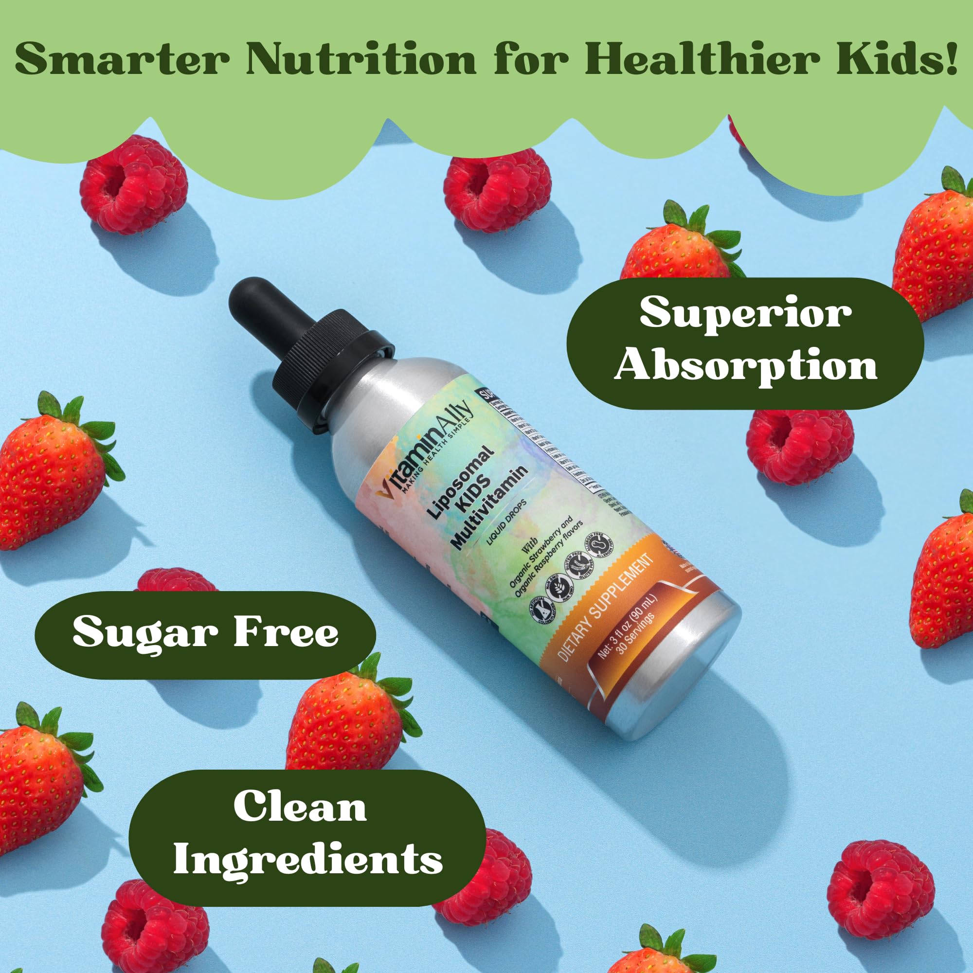 Immune support graphic for kids multivitamin