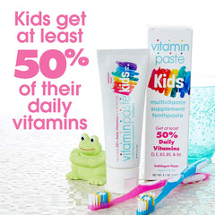 Dentist-designed Vitaminpaste for kids' enamel and fresh breath
