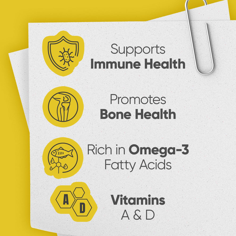 Vitamins A, D, E and B1 in cod liver oil liquid