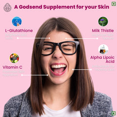 Vitamin C and Vitamin E highlighting antioxidant support