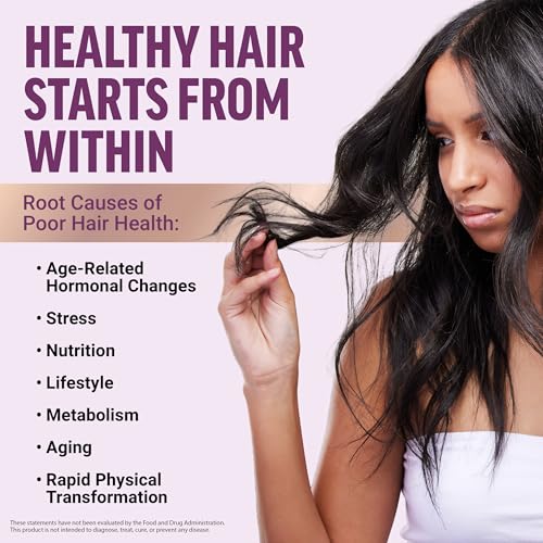 Icons of vitamins C and E highlighting hair health benefits