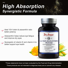 Ingredients: lutein, zeaxanthin, astaxanthin, vitamin A, vitamin E
