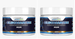 VITAMISAN Premium Organic Glucosamine & Chondroitin Cream with MSM, Arnica & Collagen (Pack of 2) – image 1