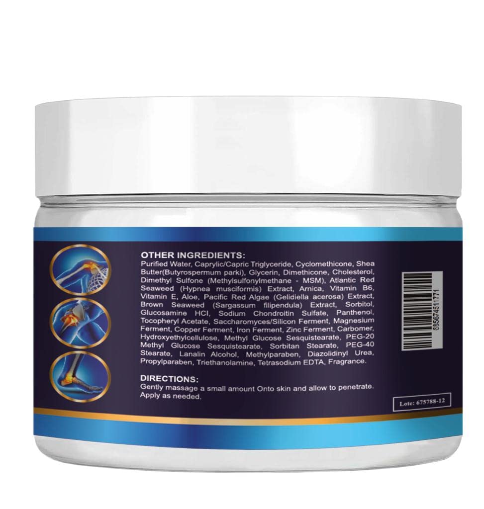 Close-up of VITAMISAN cream texture with MSM, Arnica & Collagen – image 3