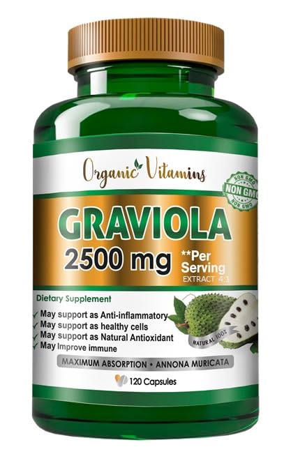 VITAMISAN Graviola Soursop 120 Capsules bottle