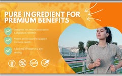 Supplement facts panel for VITAMISAN Liposomal Vitamin C
