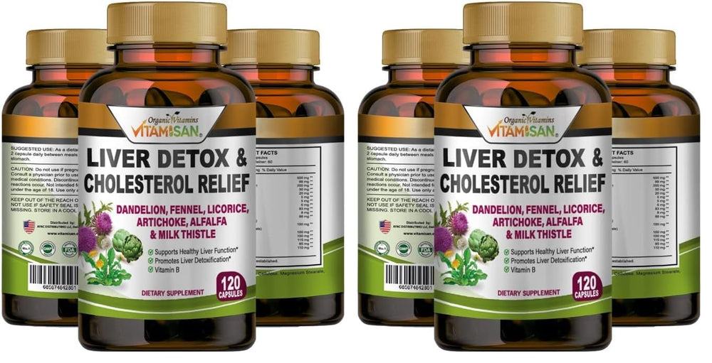 VITAMISAN Liver Cleanse Detox bottle front view