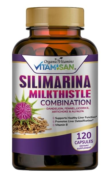 VITAMISAN Milk Thistle Silimarina detox formula bottle