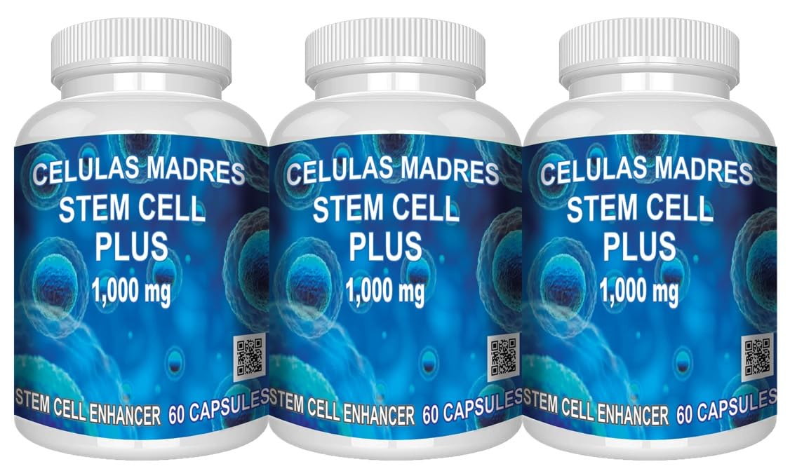 Three-bottle package of Vitamisan Stem Cell Plus 1000mg with AFA