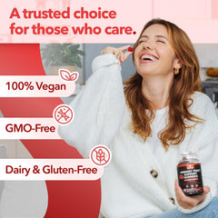 Lifestyle shot of a family-friendly urinary health gummy product