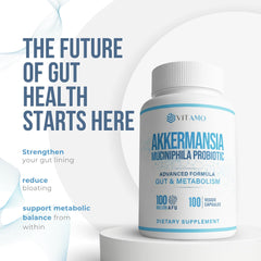 Close-up illustration of Akkermansia muciniphila bacteria for gut health