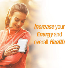 Vitamo vitamin C supplement promoting energy and skin health as part of daily routine.