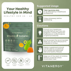 Iron included in Vitanergy B Complex Gummies for energy support