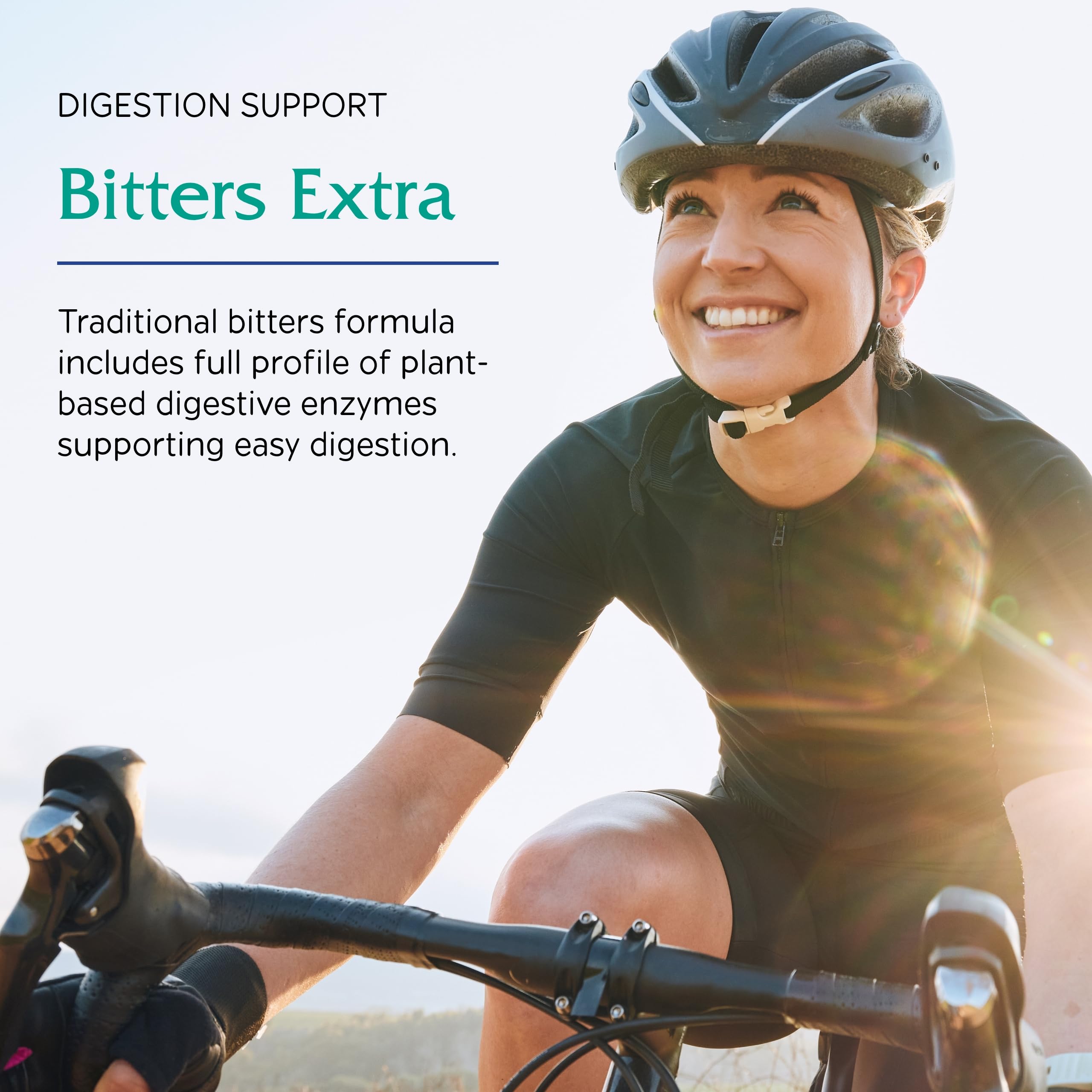 Vitanica Bitters Extra capsules arranged with bottle