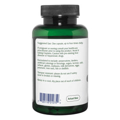 Capsule showing 40 mg standardized extract and 185 mg root content