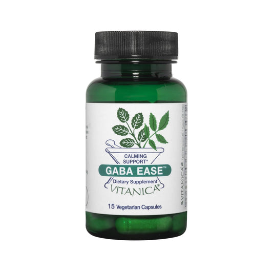 Front view of Vitanica GABA Ease bottle