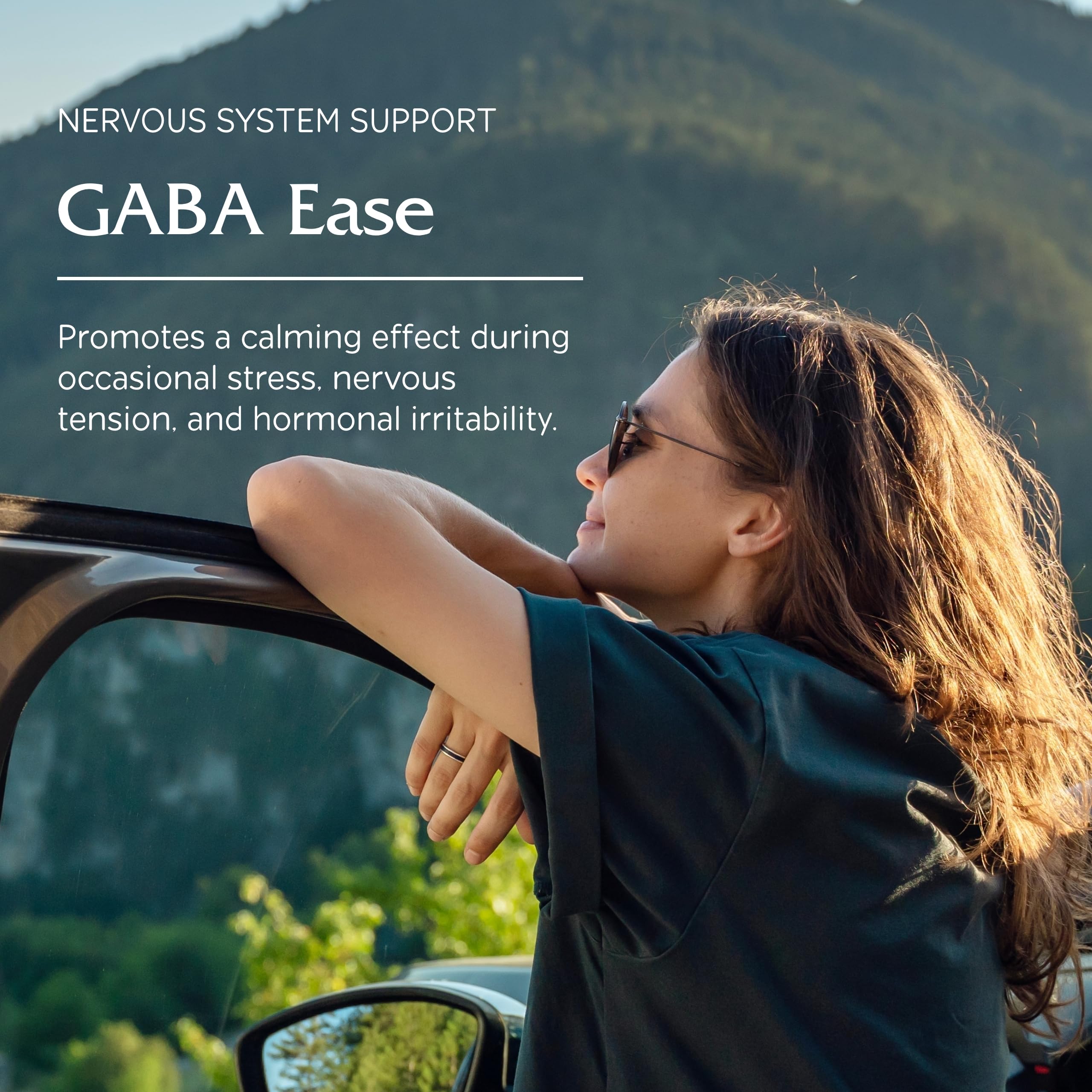 Close-up of GABA Ease capsules