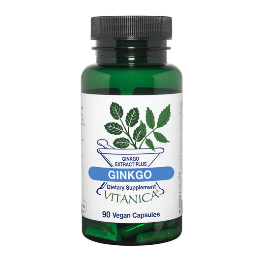 Vitanica Ginkgo Biloba Extract bottle front view