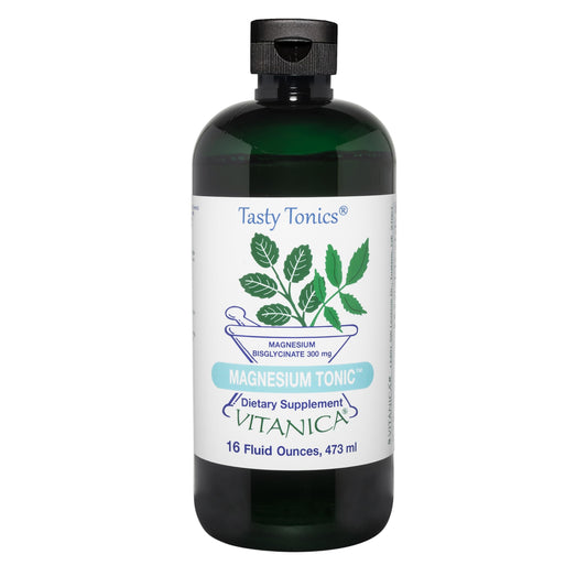 Vitanica Magnesium Tonic orange-flavored liquid bottle - 16 fl oz