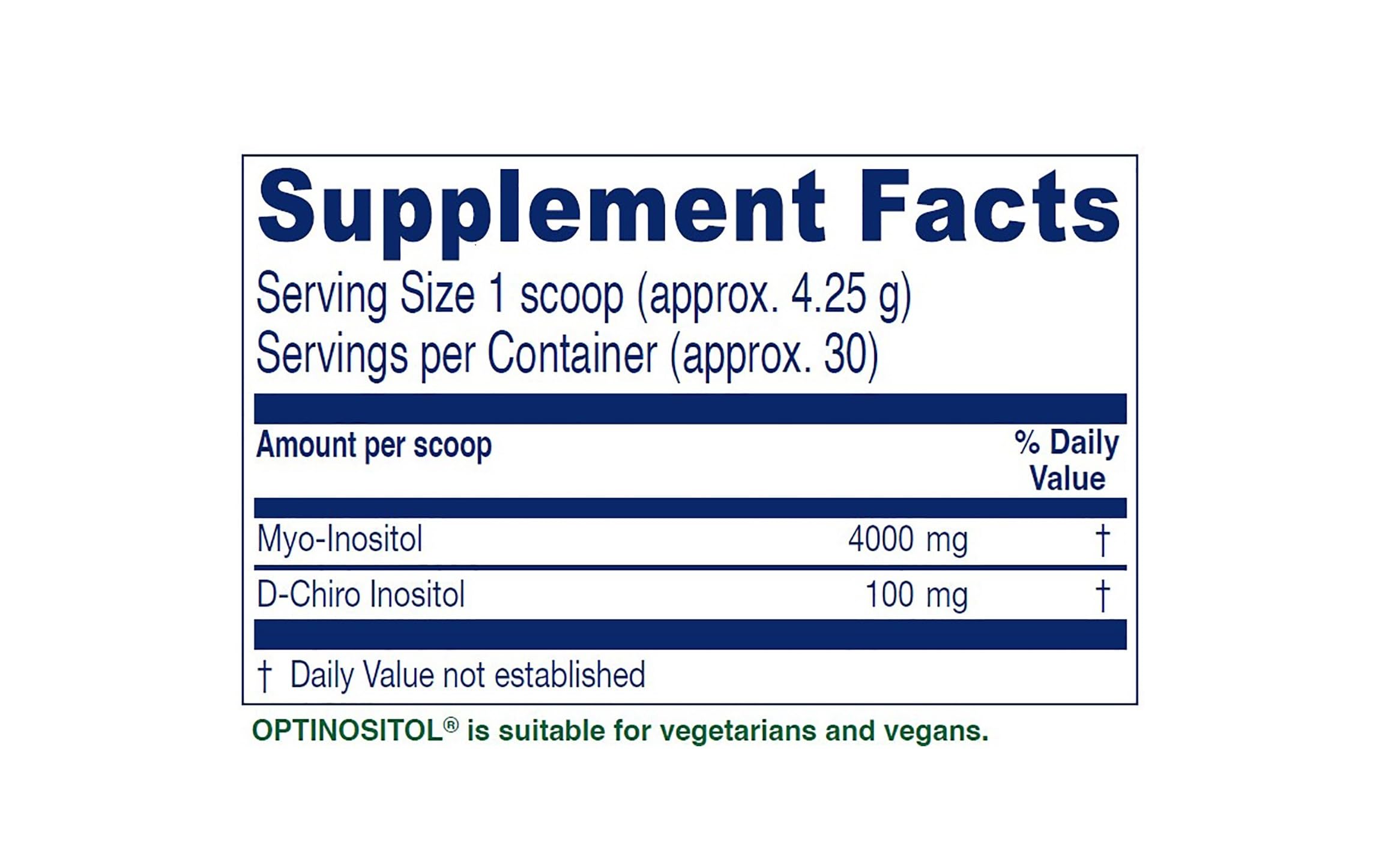Optinositol serving scoop