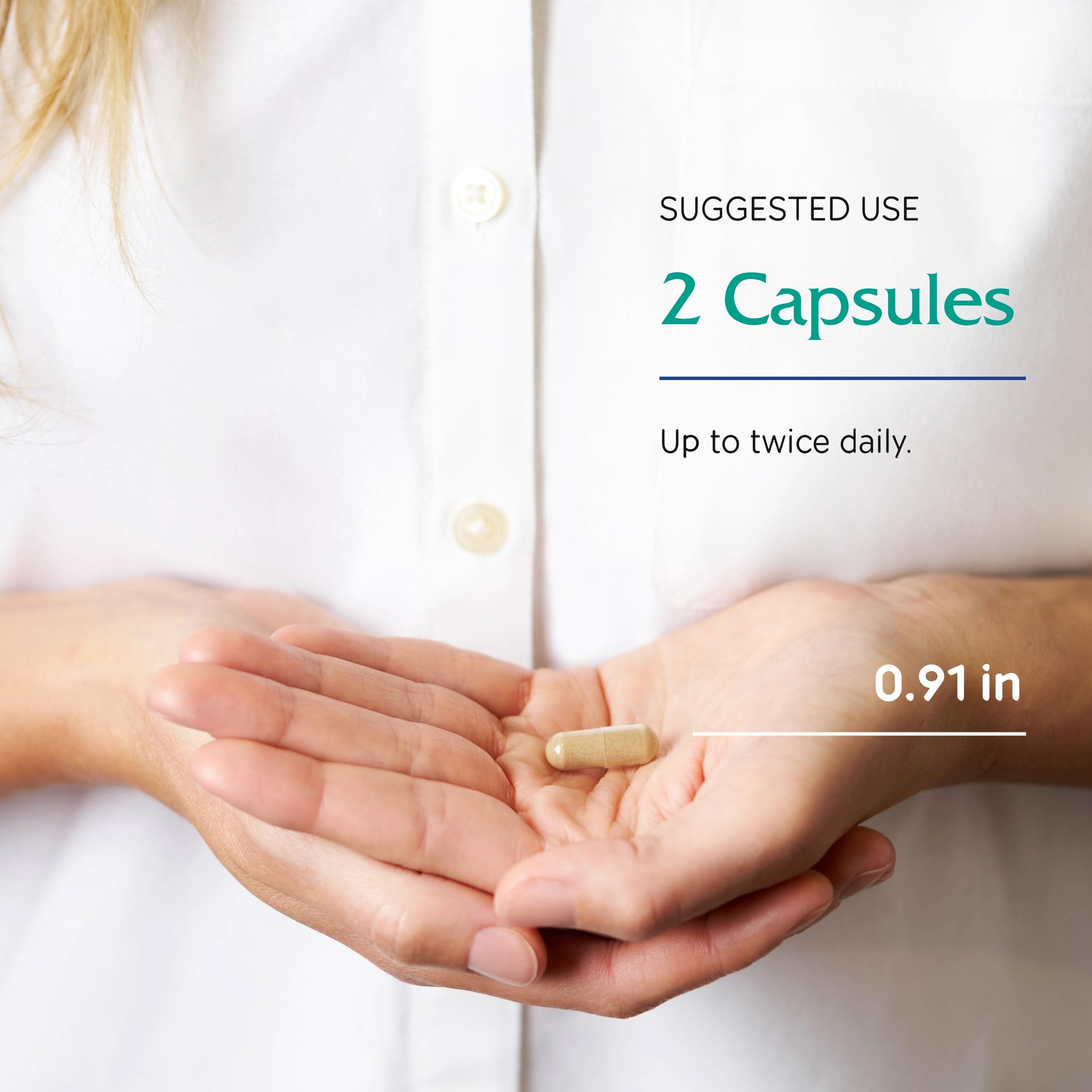 Vegan/vegetarian capsule bottle close-up