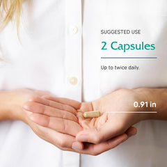 Vegan/vegetarian capsule bottle close-up