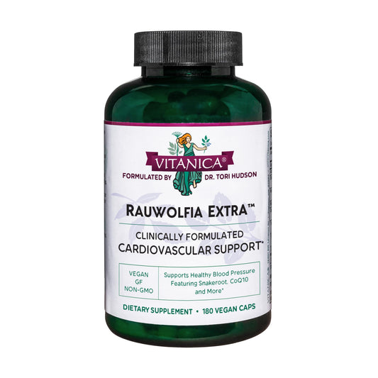 Vitanica Rauwolfia Extra bottle label