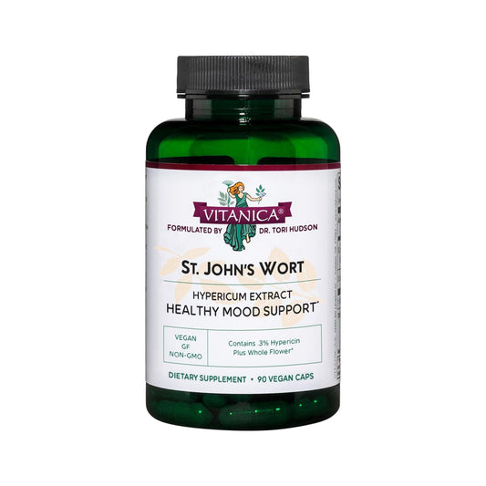 Bottle of Vitanica St. John's Wort Capsules - 90 count