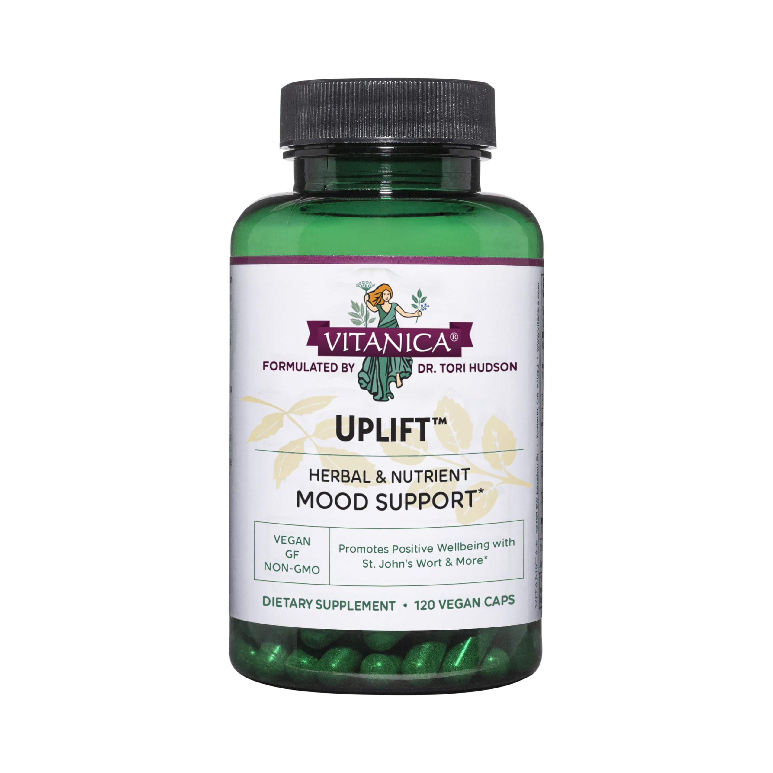 Vitanica Uplift bottle on white background