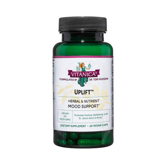 Vitanica Uplift bottle front view with label