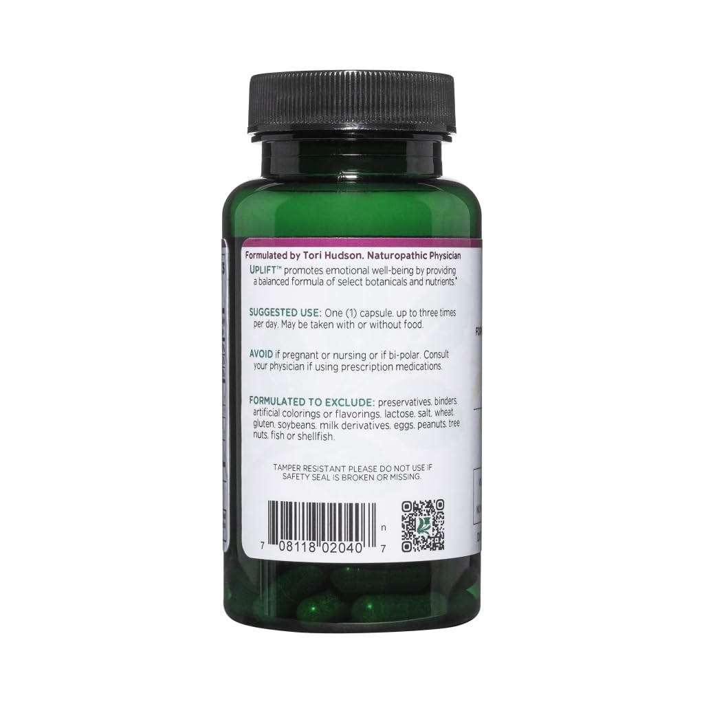 Ingredients panel for Vitanica Uplift