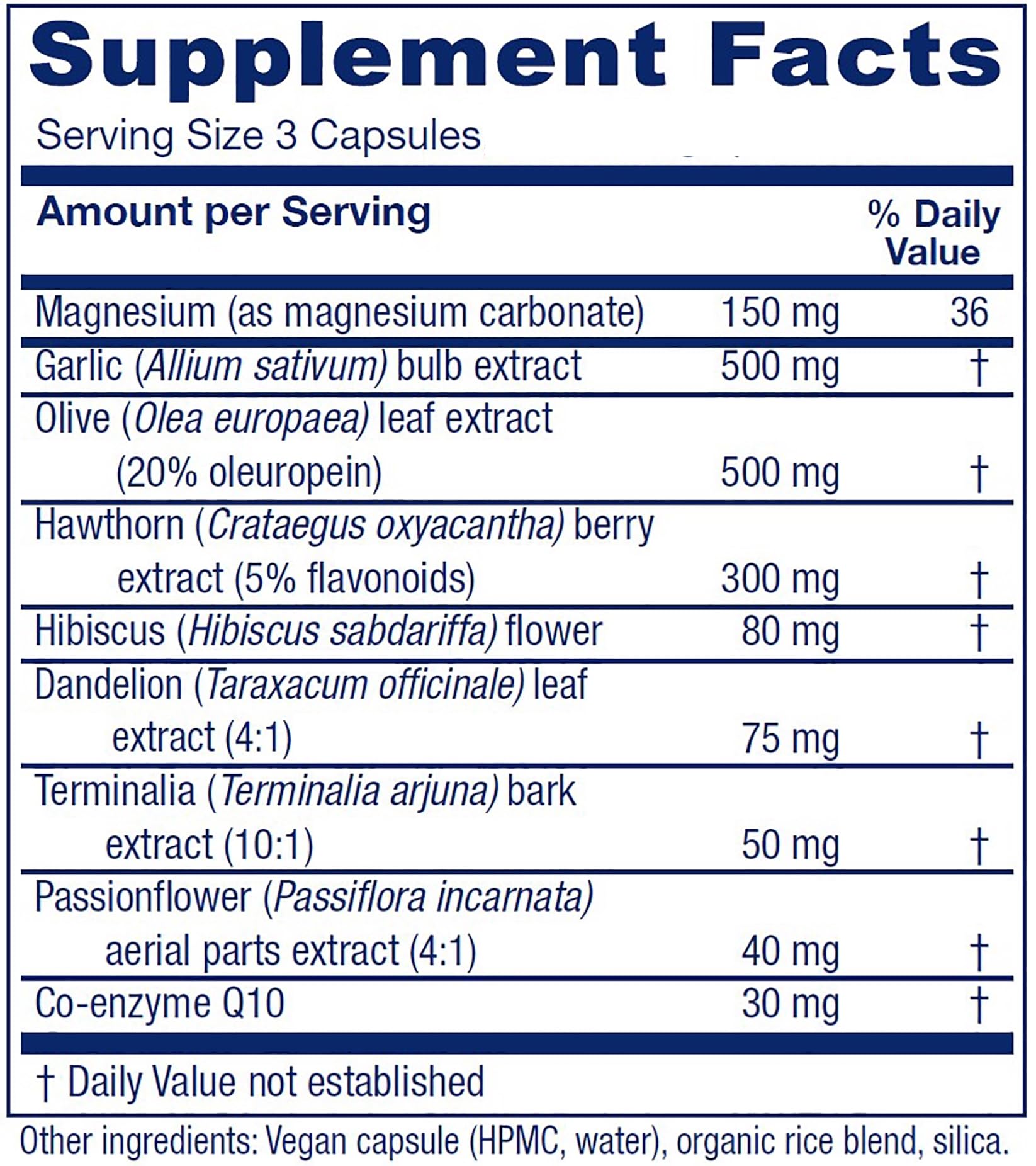 Close-up of VasoBlend bottle label highlighting vegan/vegetarian formula