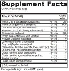 Chaste tree berry included in the formula