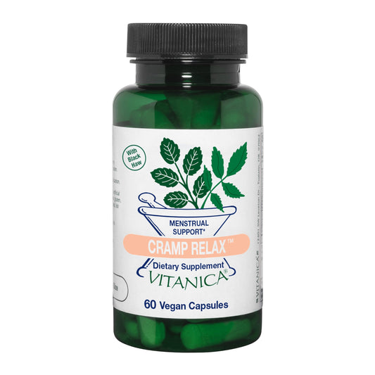 Vitanica Cramp Relax bottle with Pro Logo