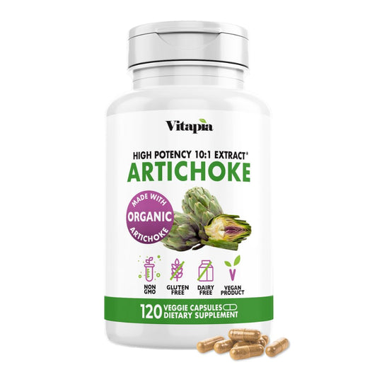 Vitapia Artichoke Extract 10:1 capsules bottle