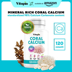 Close-up of Vitapia Coral Calcium capsules