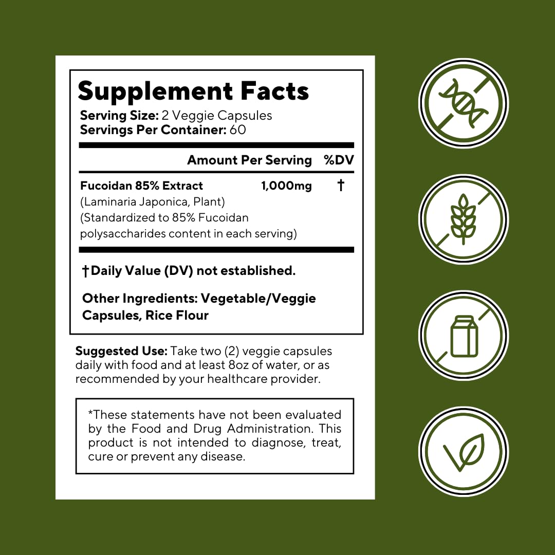 Front view of Vitapia Fucoidan packaging